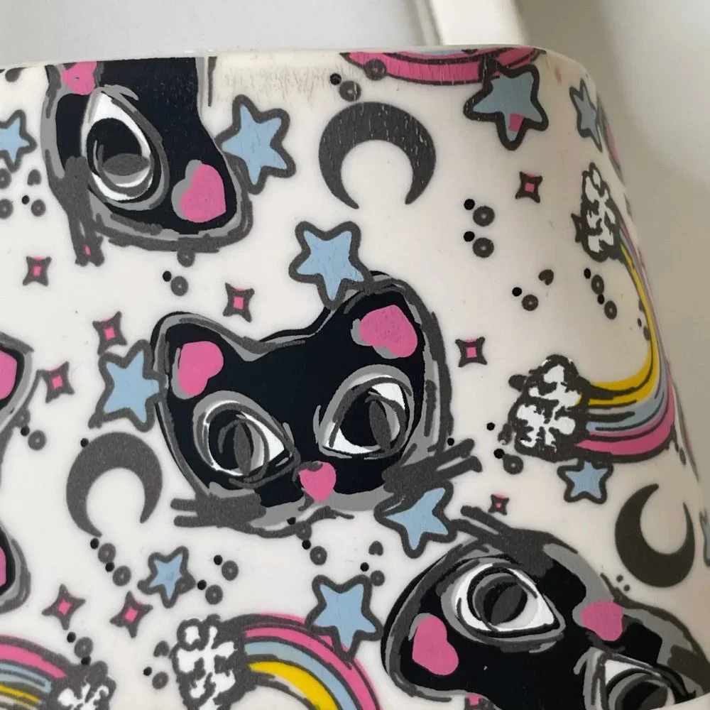 Melissa Girls Cat Kitty Rainbow Slip On Slides